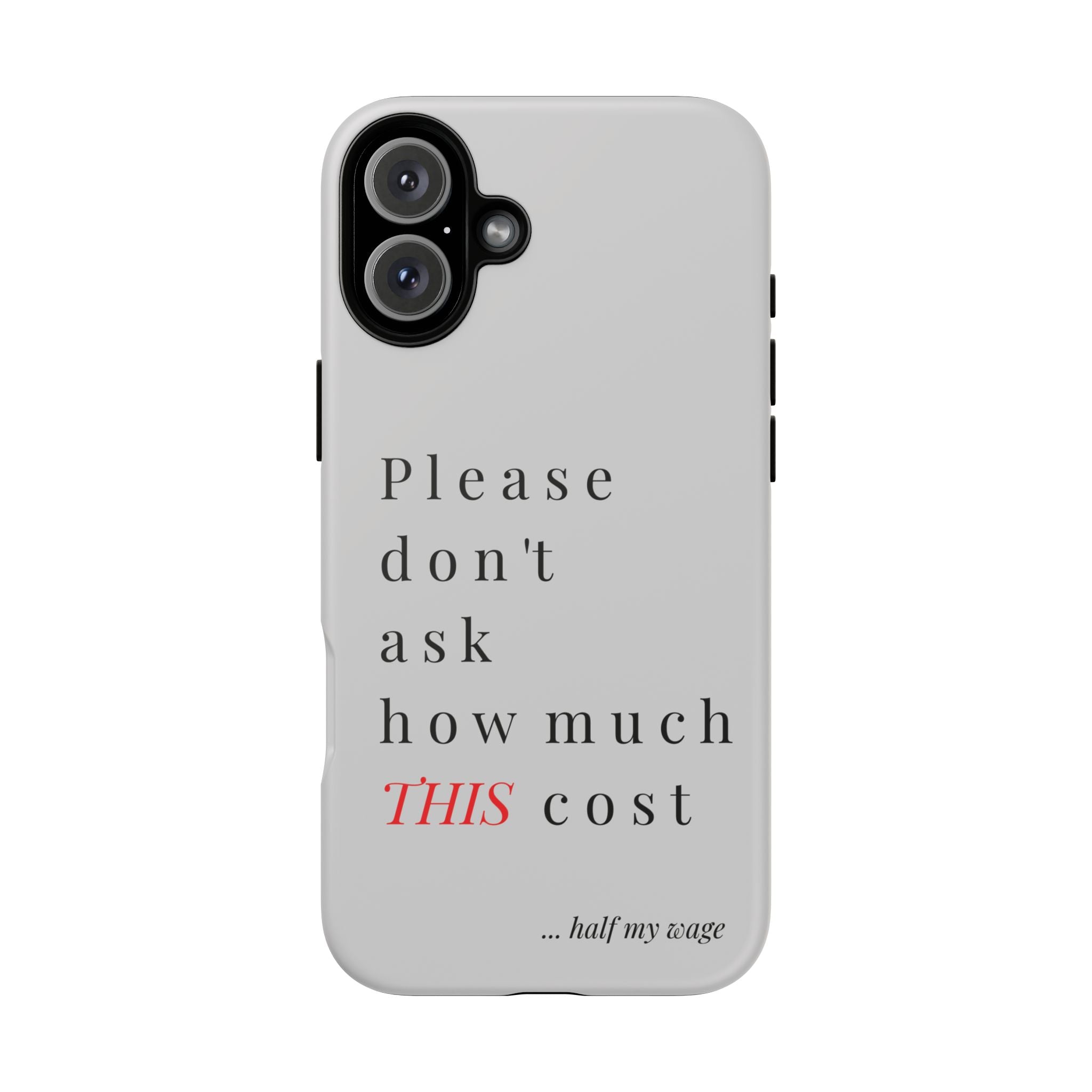 Just, please, don't