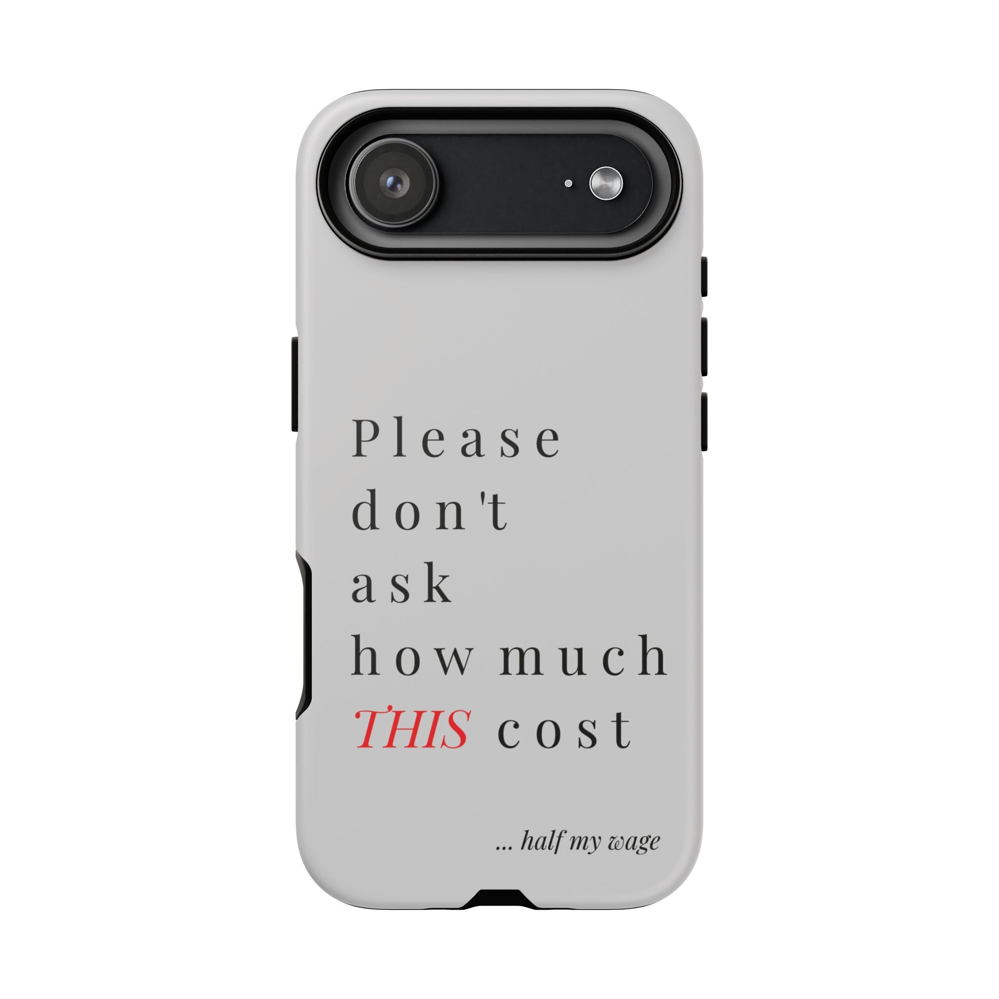 Just, please, don't