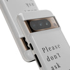 Just, please, don't
