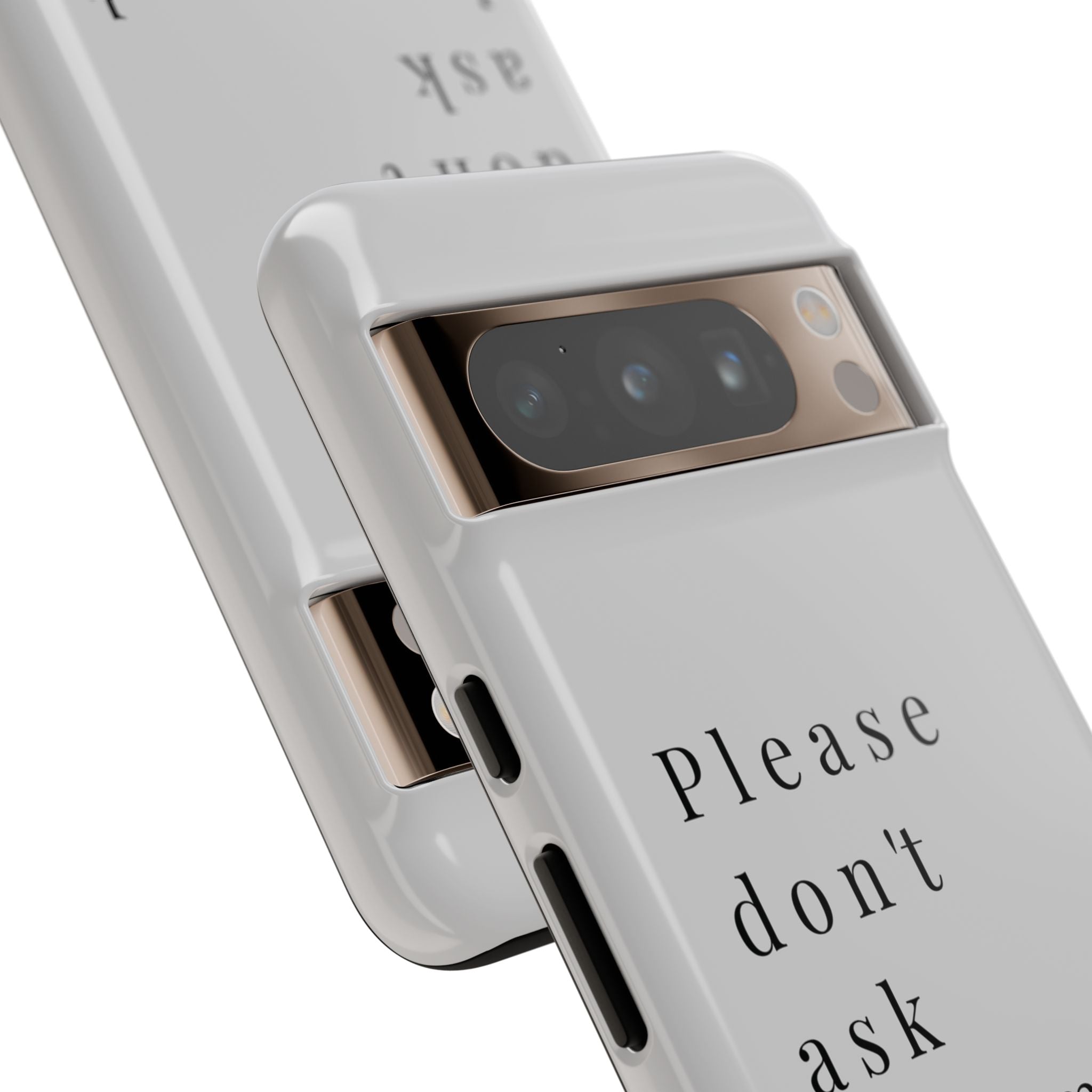 Just, please, don't