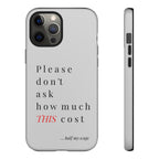 Just, please, don't