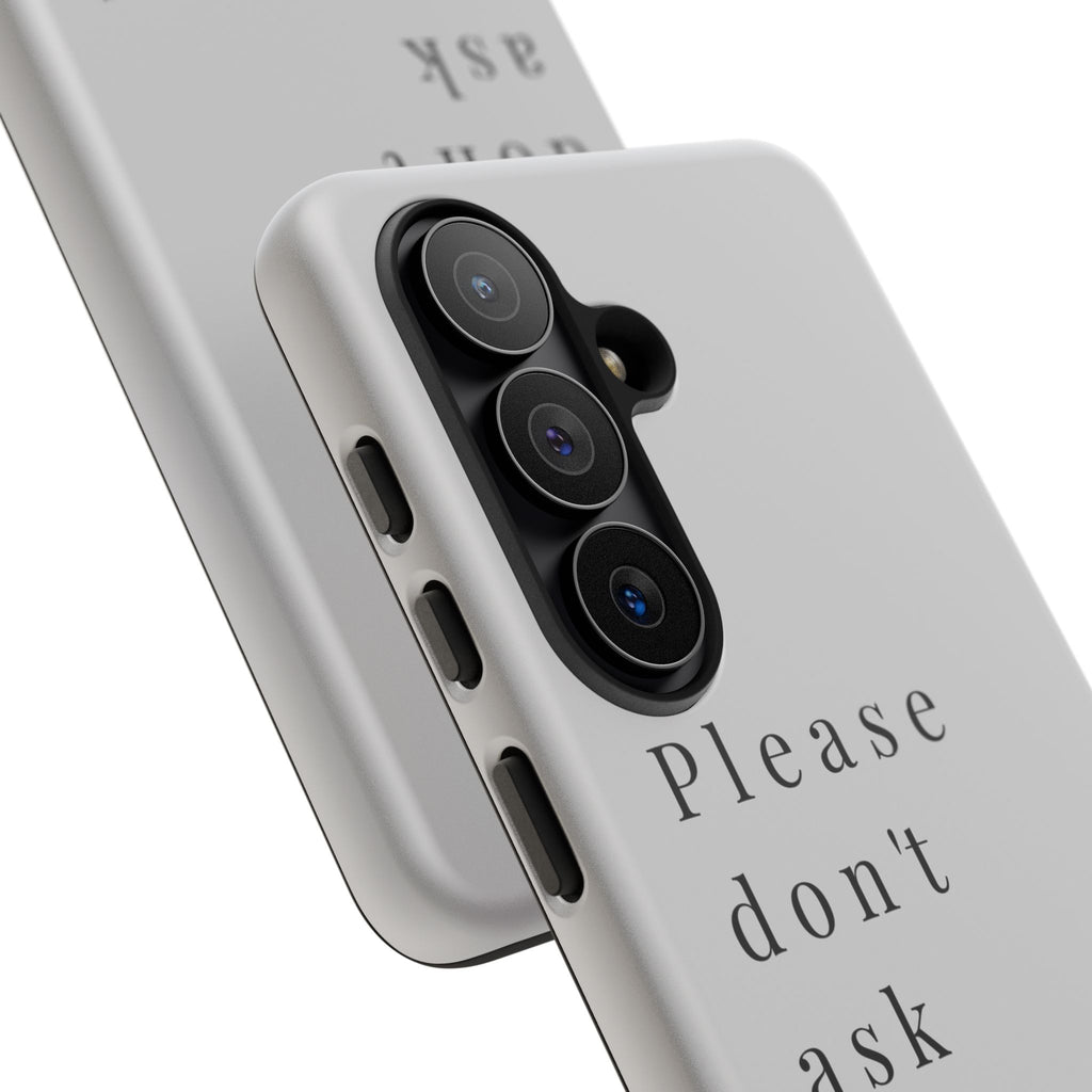 Just, please, don't