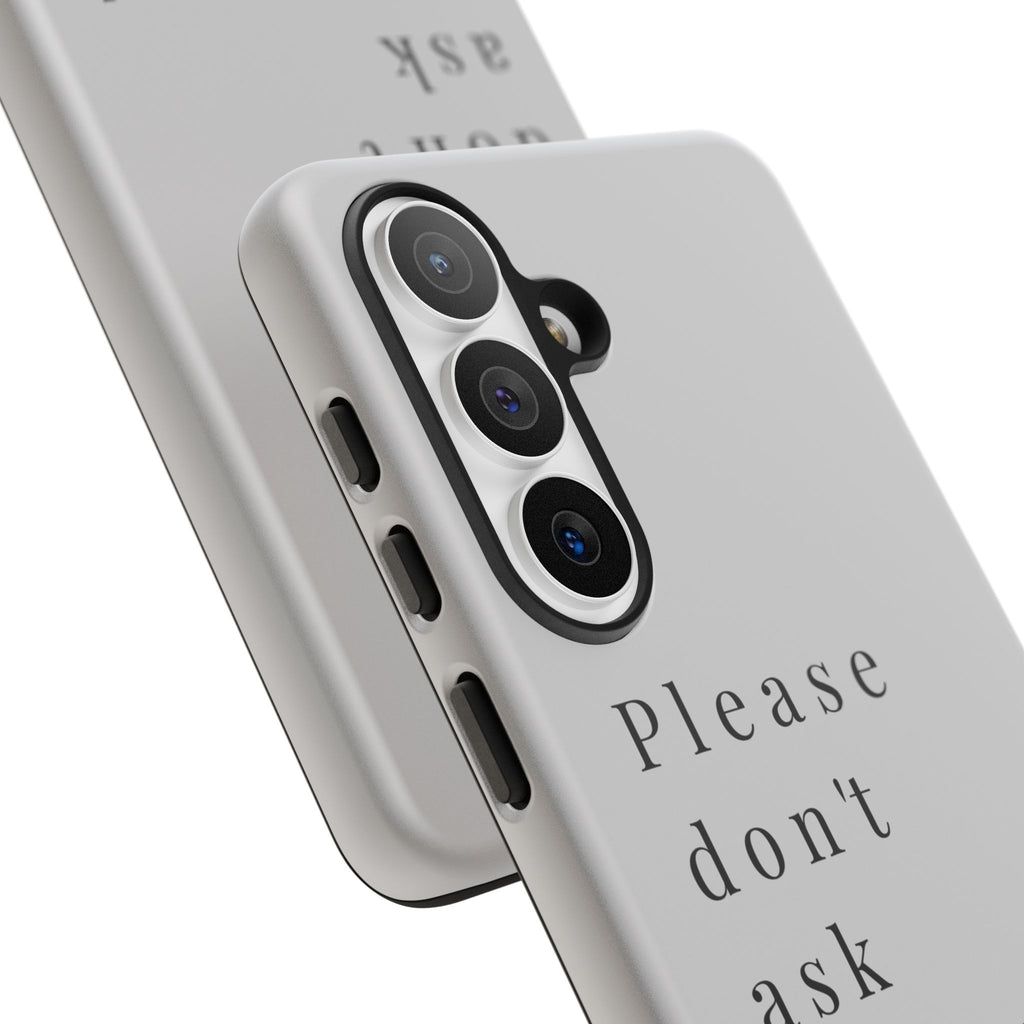 Just, please, don't