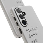 Just, please, don't