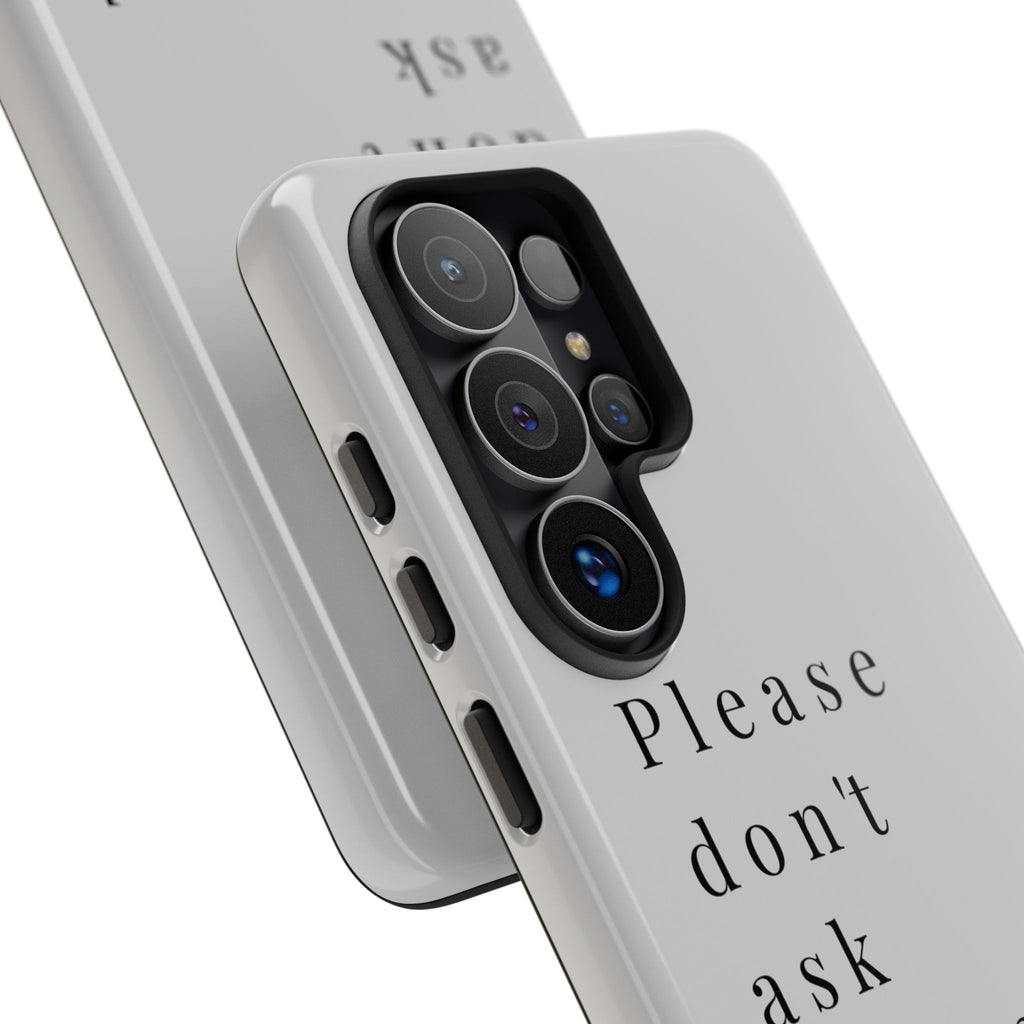 Just, please, don't