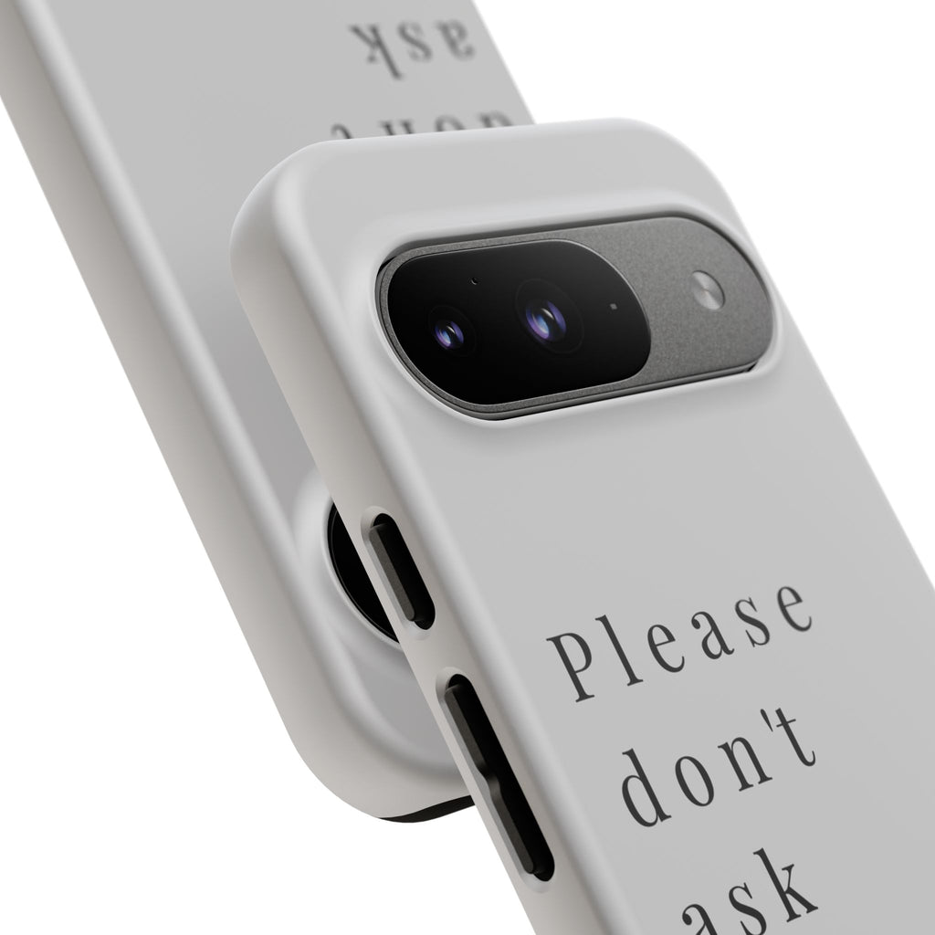 Just, please, don't