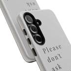 Just, please, don't