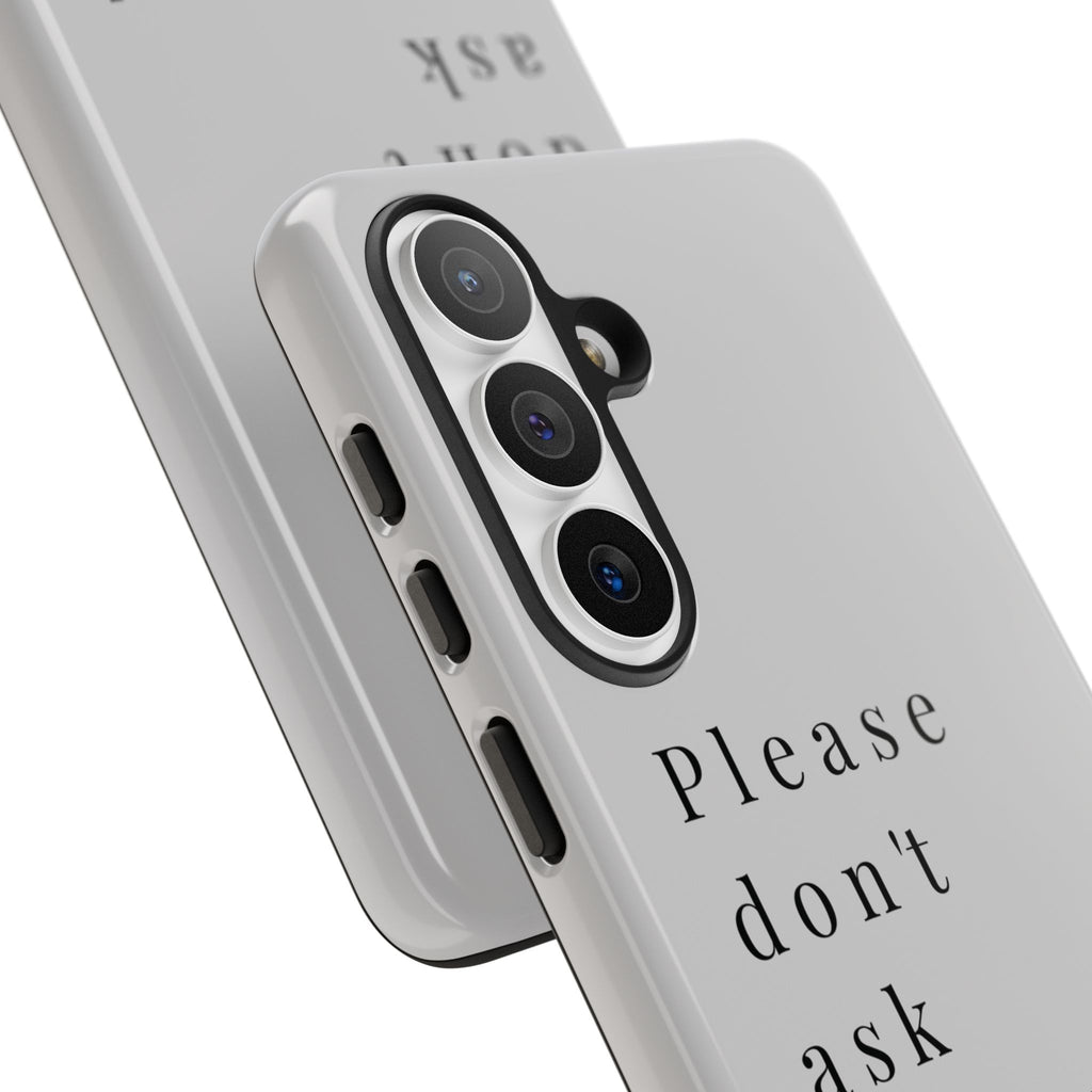 Just, please, don't