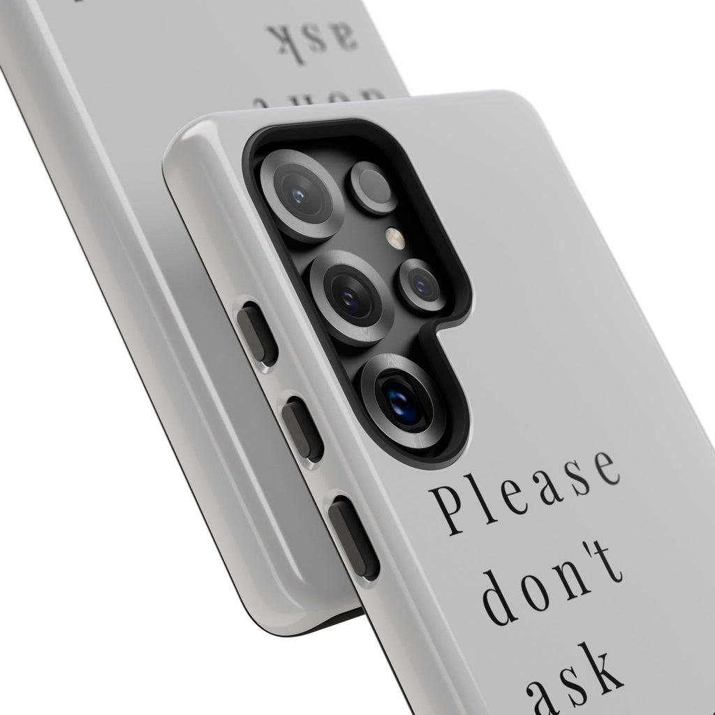 Just, please, don't