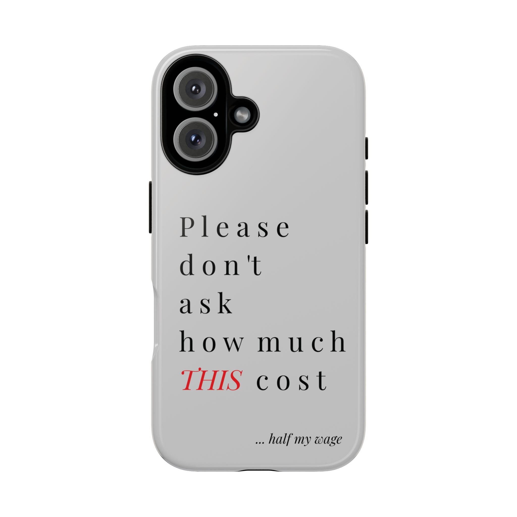 Just, please, don't