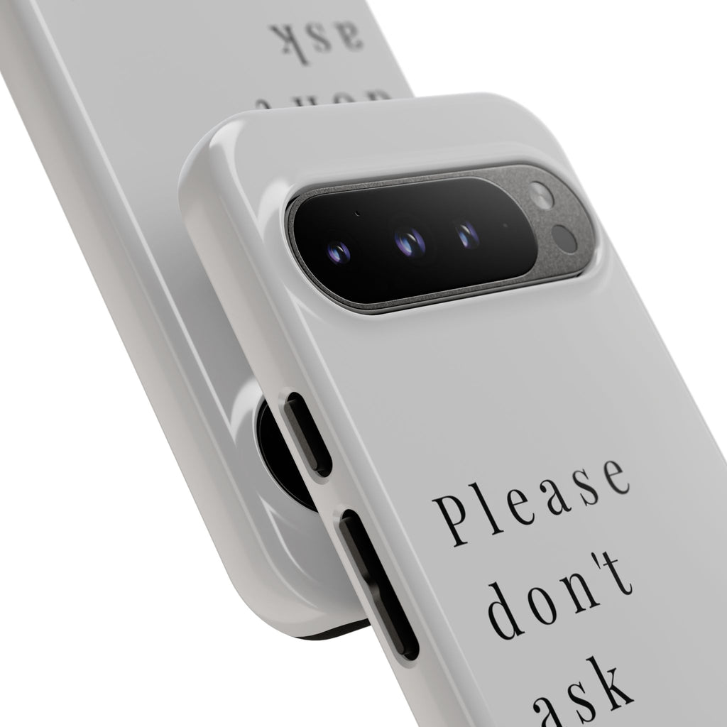 Just, please, don't