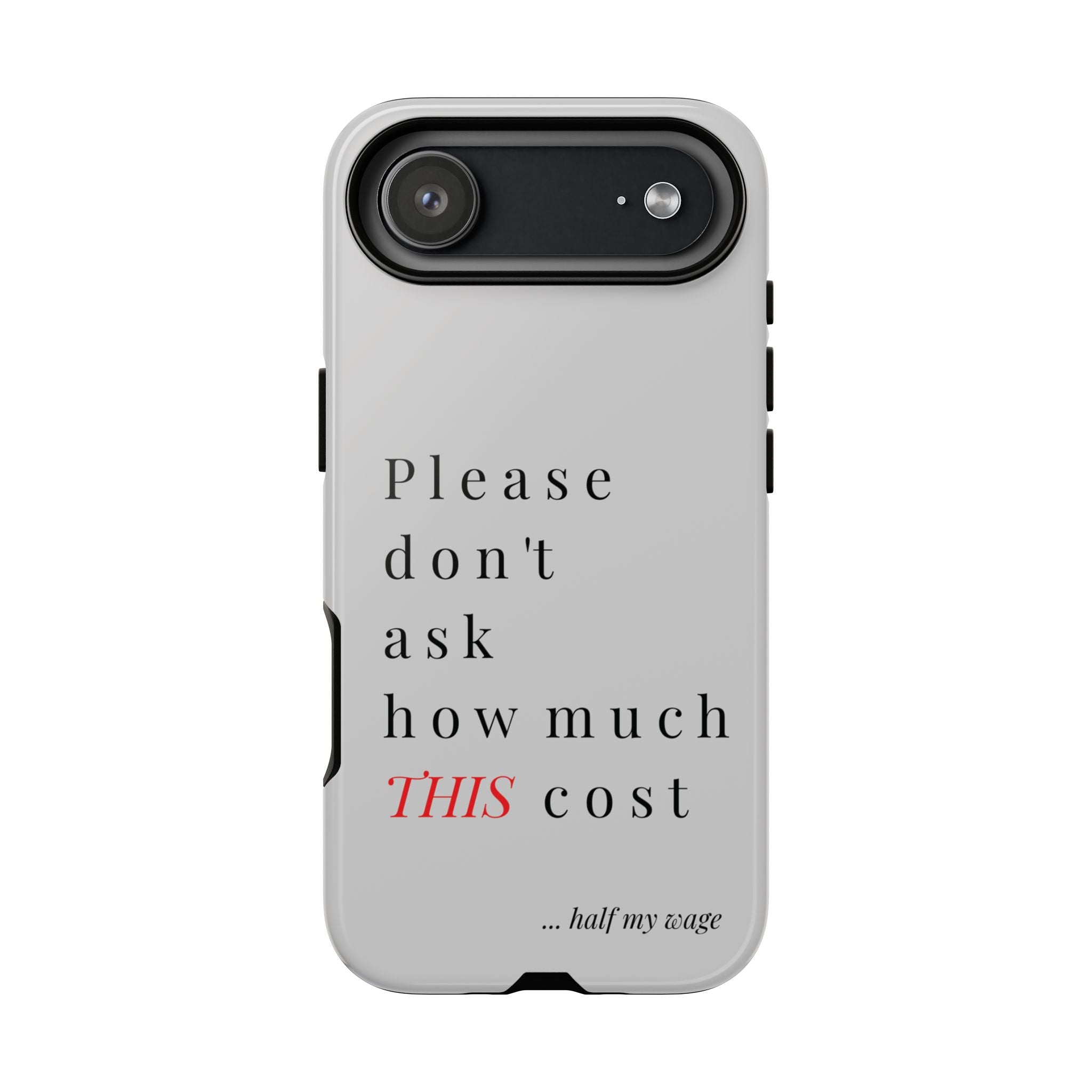 Just, please, don't