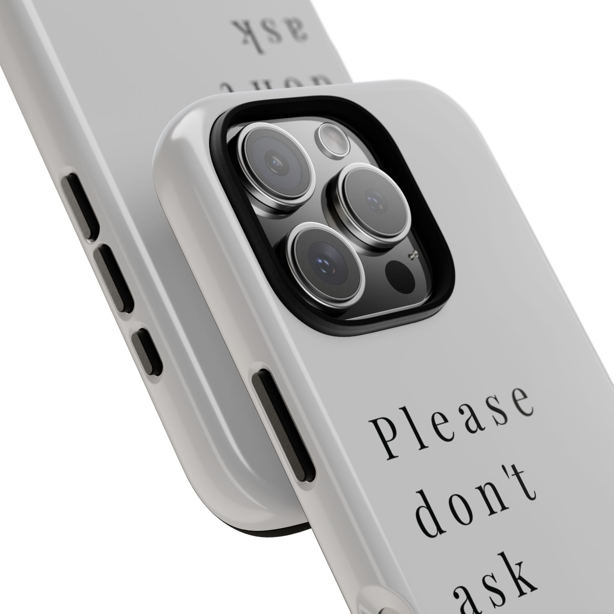 Just, please, don't