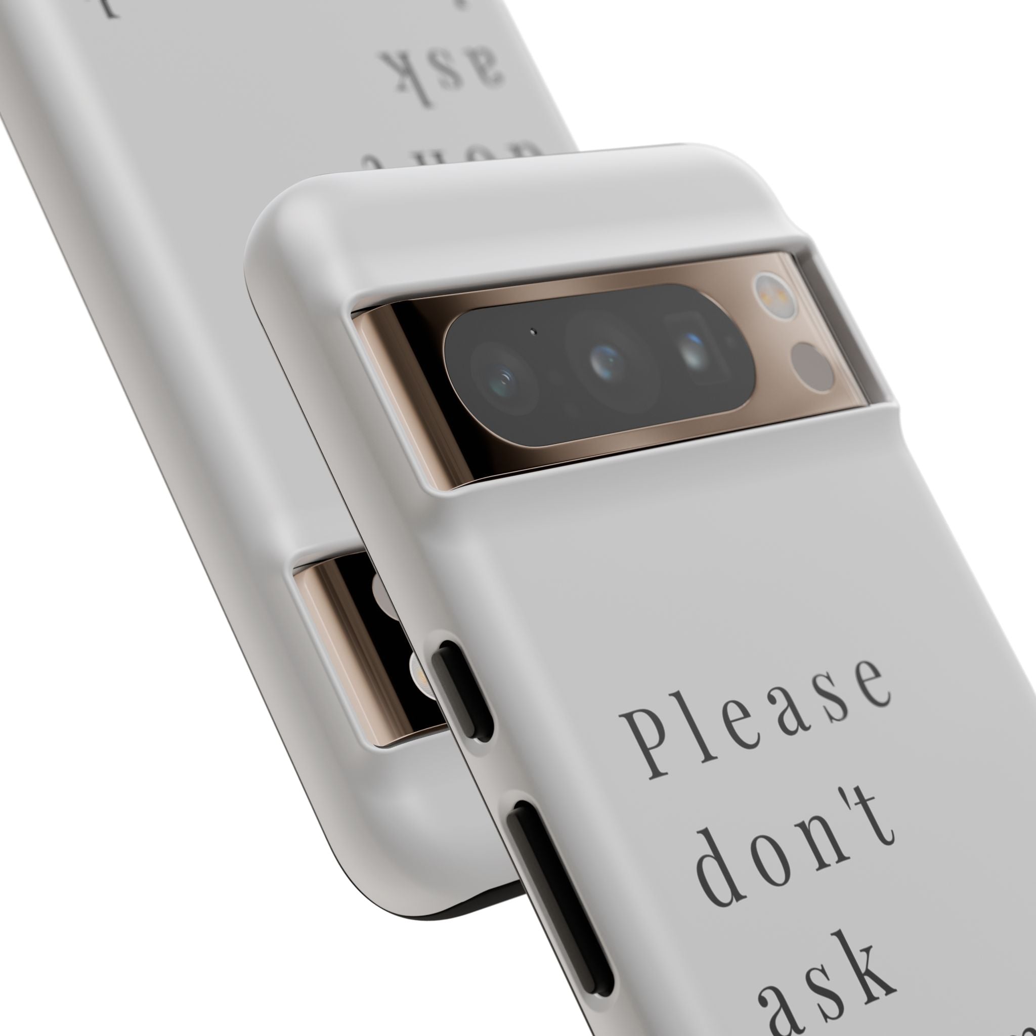 Just, please, don't