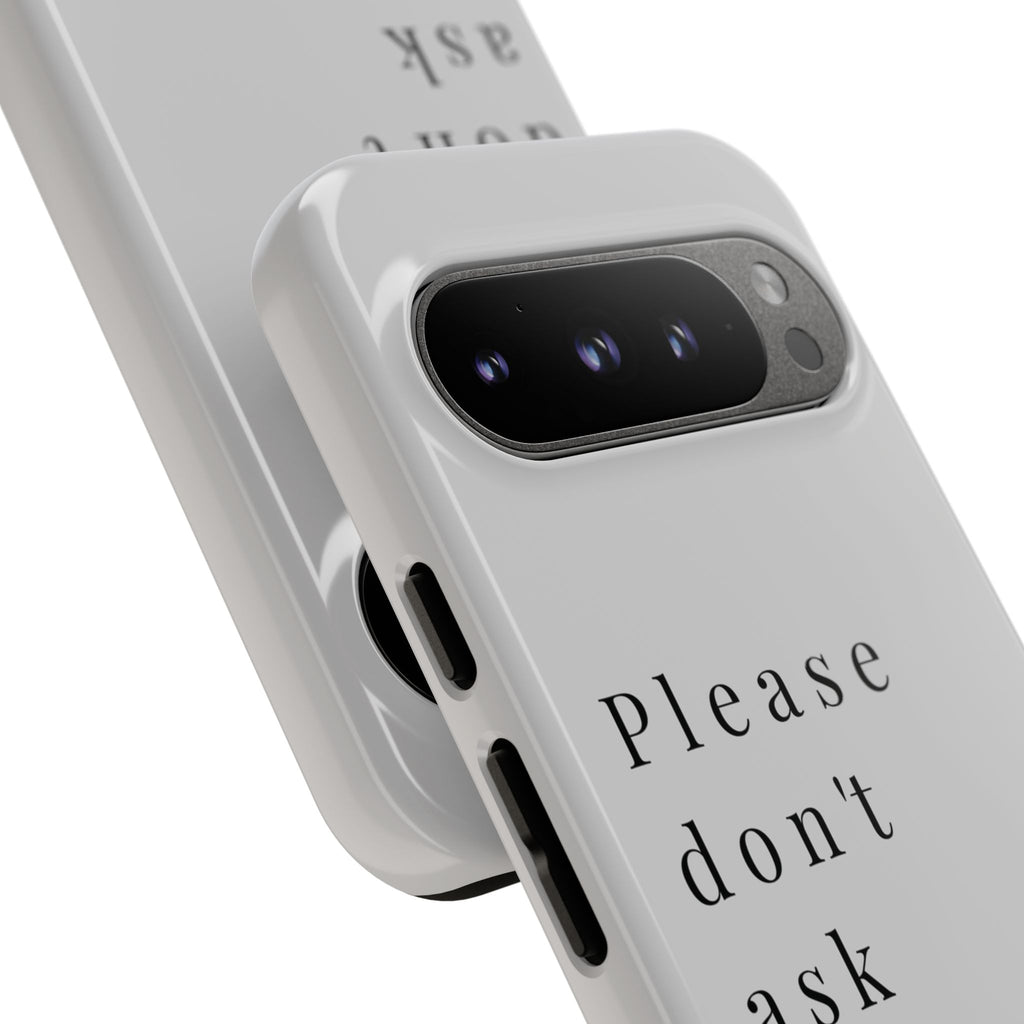 Just, please, don't