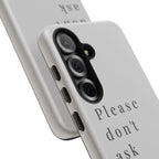 Just, please, don't