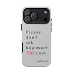 Just, please, don't