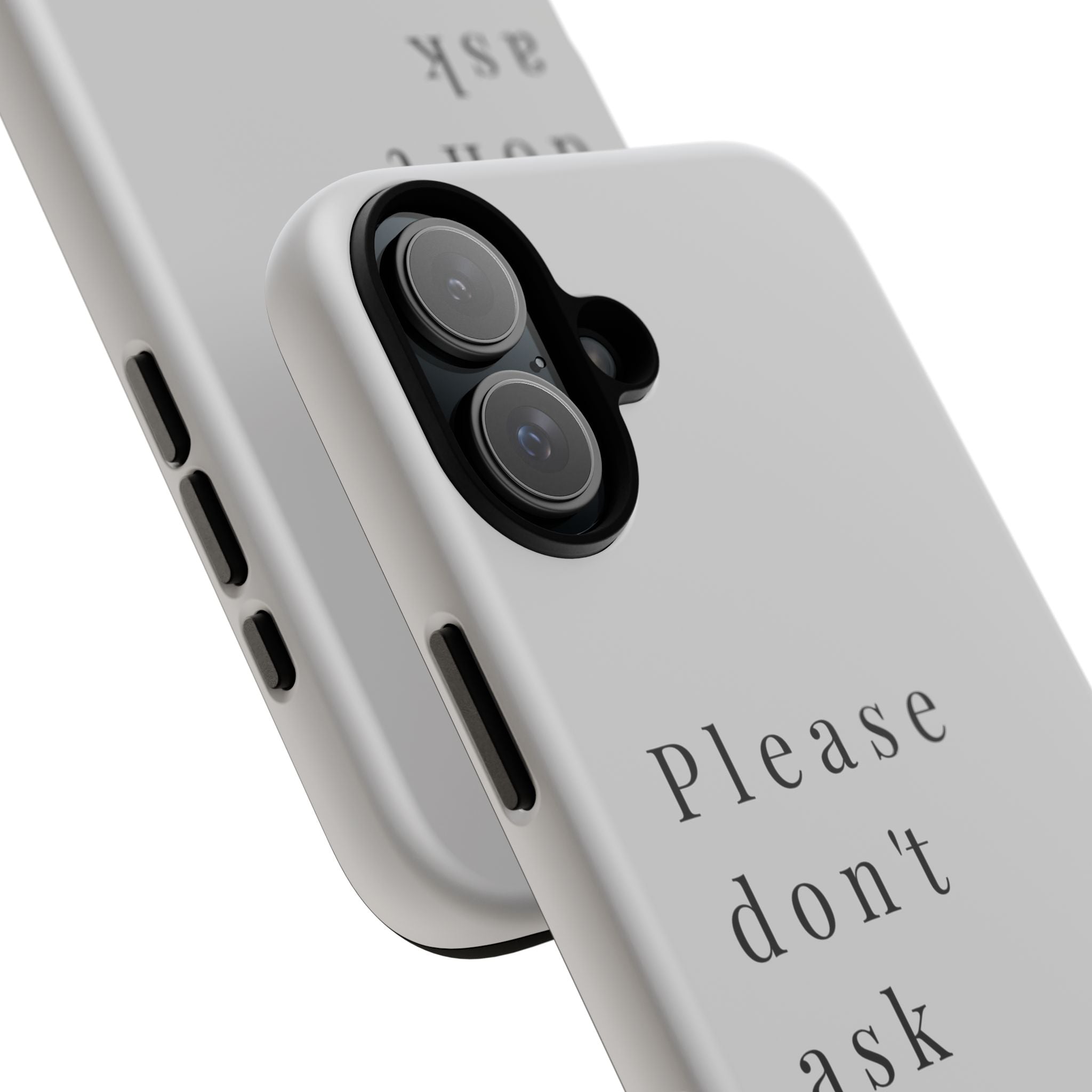 Just, please, don't