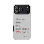 Just, please, don't