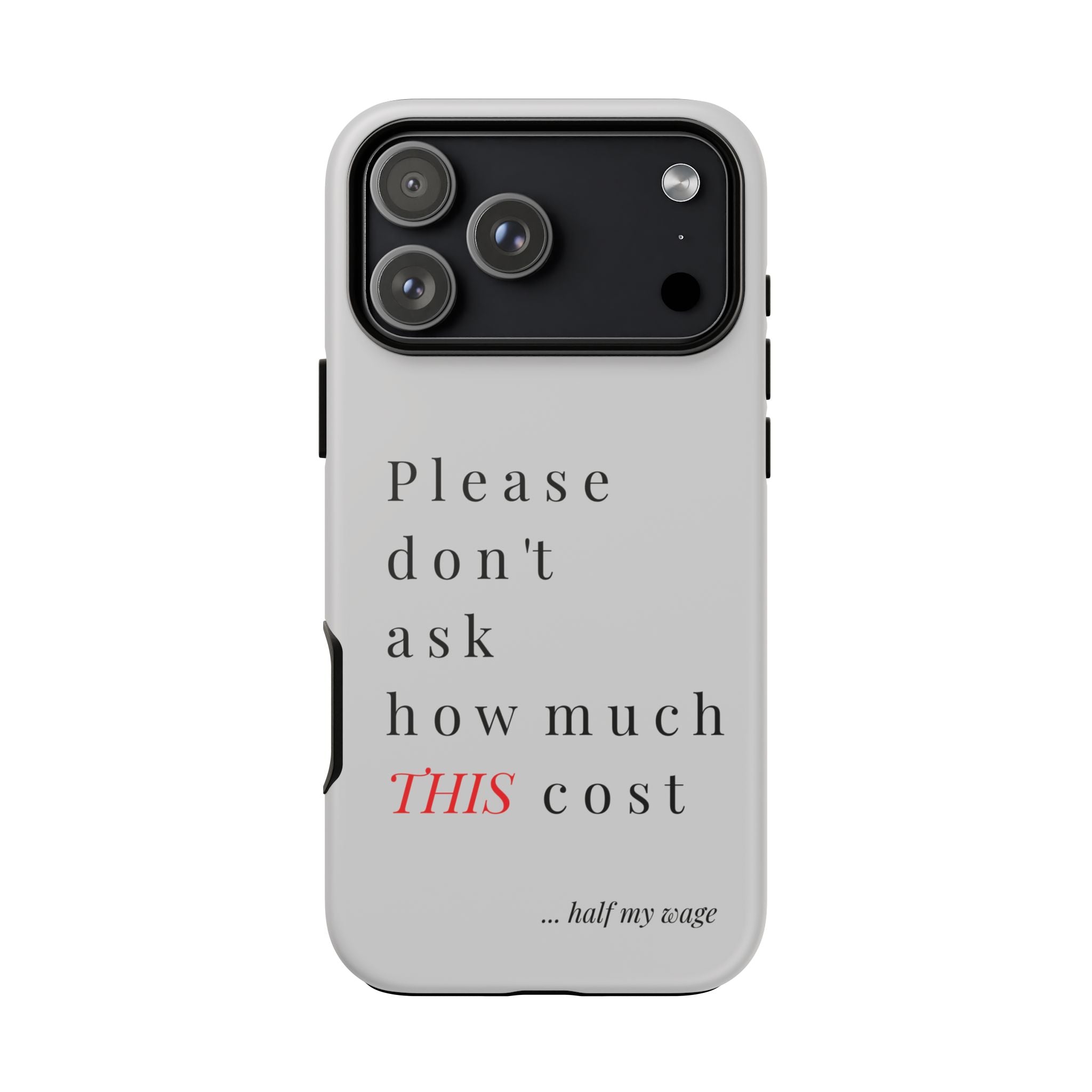 Just, please, don't