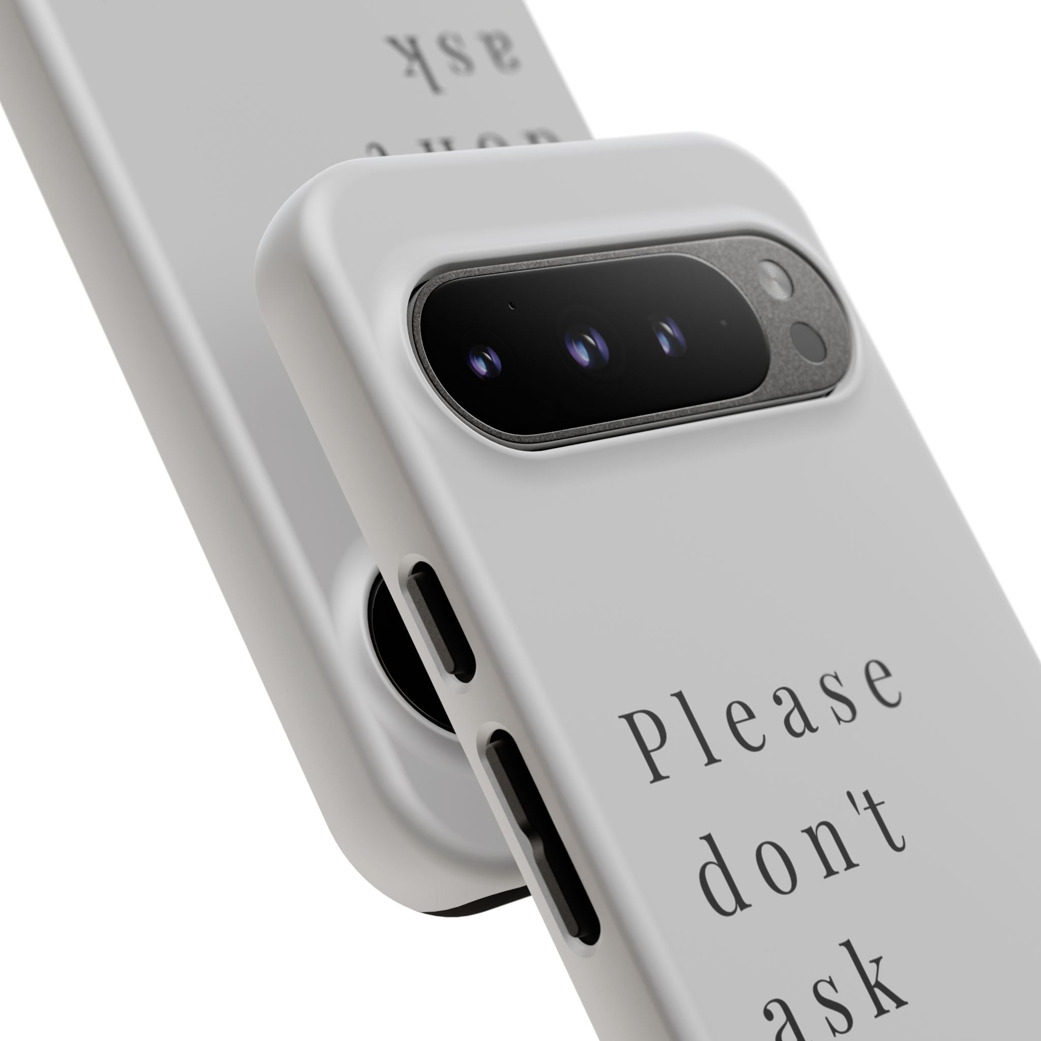 Just, please, don't