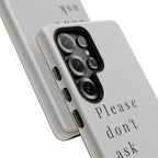 Just, please, don't