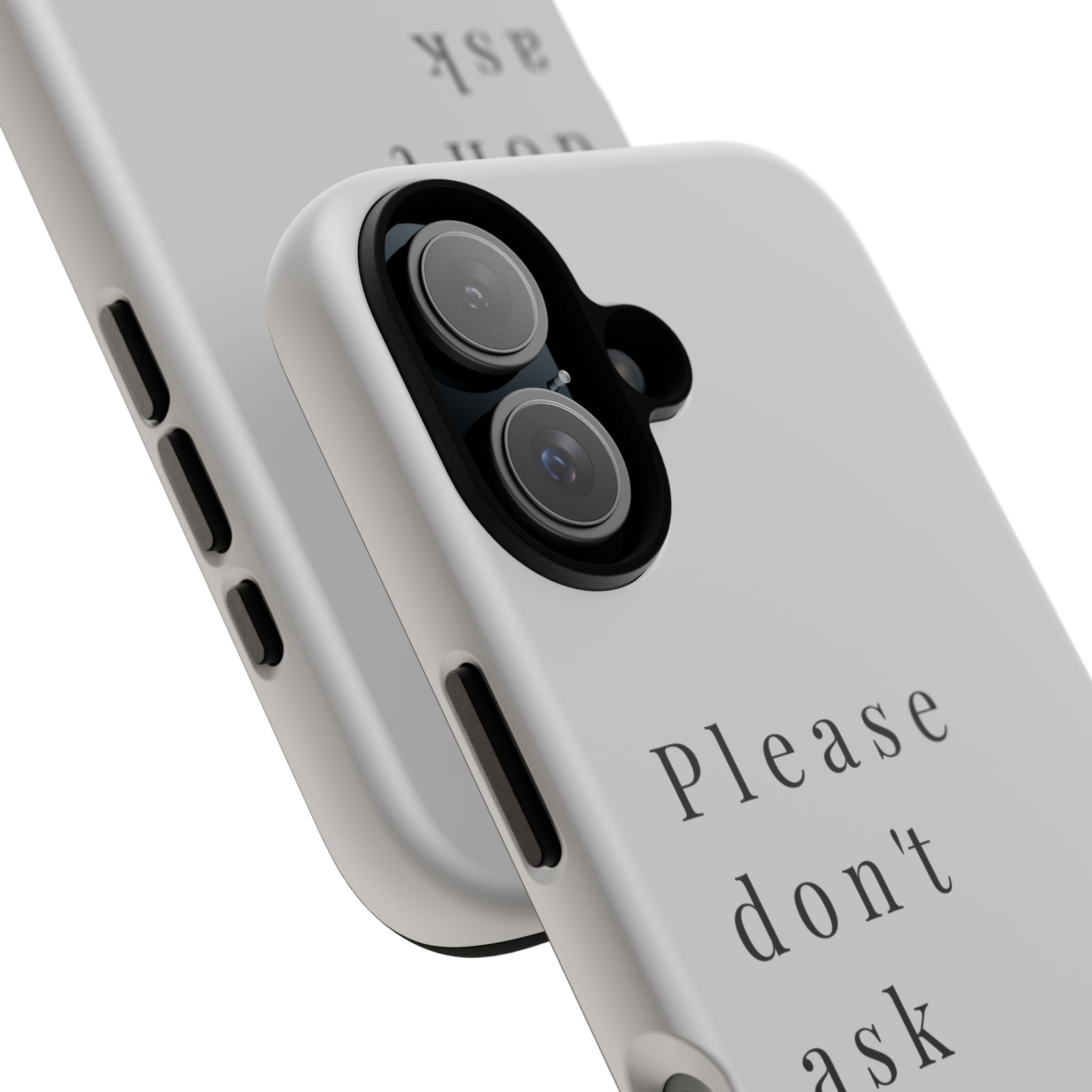 Just, please, don't